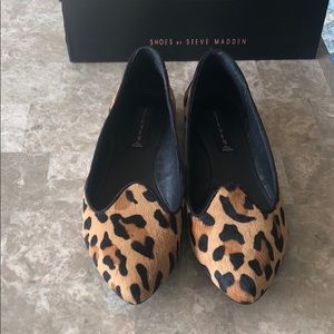 Steven Madden leopard flats
